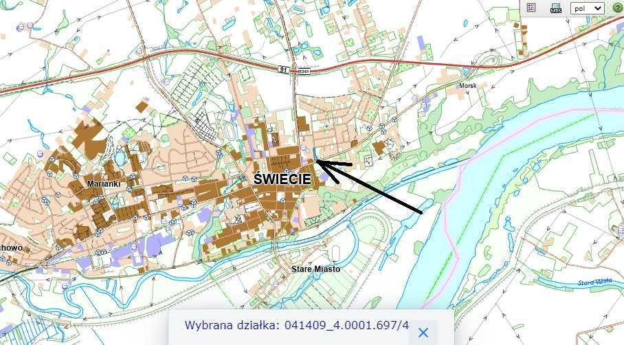 Działka inwestycyjna Świecie, ul. Wojska Polskiego. Zdjęcie 5