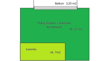 Mieszkanie 1-pokojowe Łódź Śródmieście, ul. Legionów