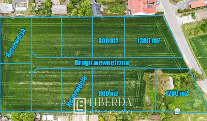 Działka budowlana Zagrody, ul. Nadstawna