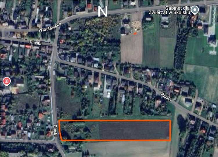 Działka budowlana Skulsk, ul. dr. Michała Ilczyszyna. Zdjęcie 3