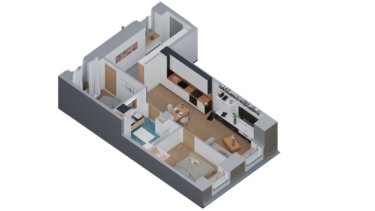 Mieszkanie 3-pokojowe Bielsko-Biała Śródmieście. Zdjęcie 6