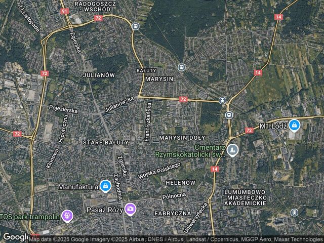 Działka rod Łódź Marysin, ul. Marysińska. Zdjęcie 1