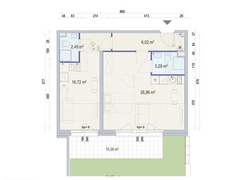 Mieszkanie 3-pokojowe Warszawa Mokotów, ul. Wołoska. Zdjęcie 3