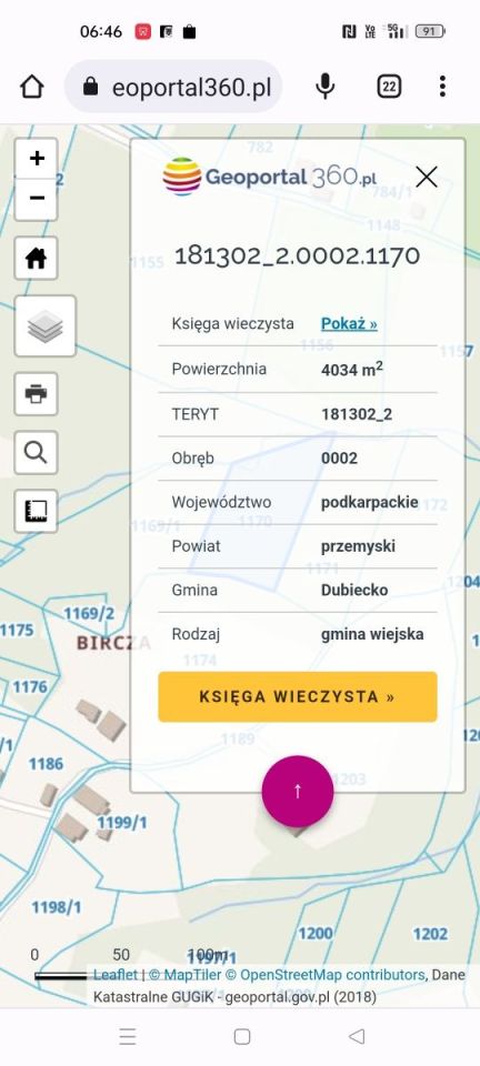 Działka leśna Drohobyczka Bircza. Zdjęcie 8