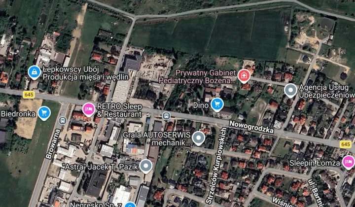 dom wolnostojący, 5 pokoi Łomża Skowronki, ul. Nowogrodzka