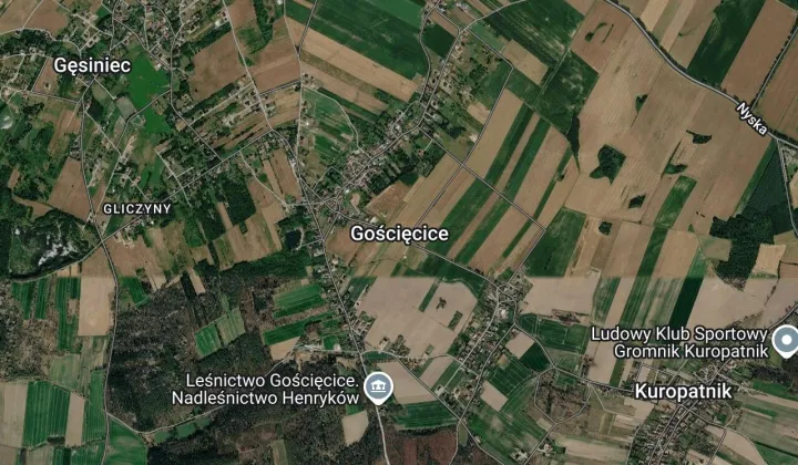 Działka siedliskowa Gościęcice