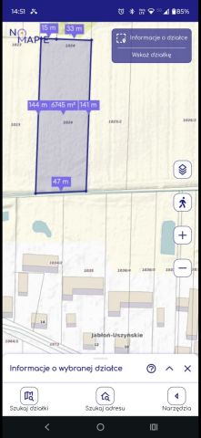 Działka budowlana Jabłoń-Uszyńskie. Zdjęcie 1