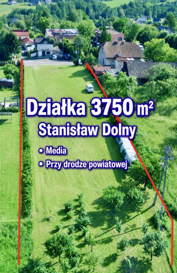 Działka budowlana Stanisław Dolny Dolany. Zdjęcie 1
