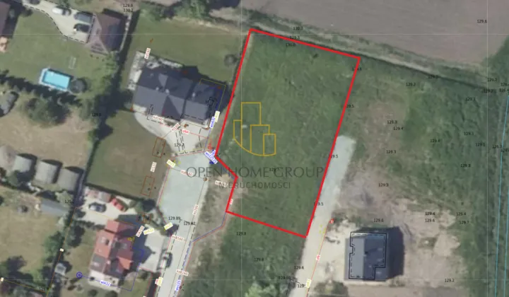 Działka budowlana Żórawina, ul. Truskawkowa