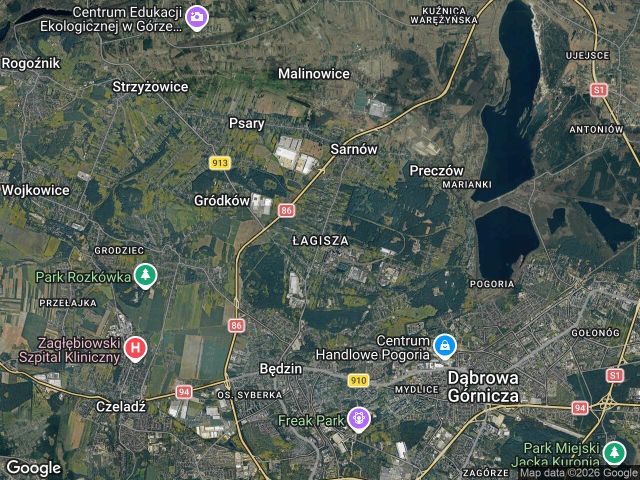 Działka inwestycyjna Będzin Łagisza, Stachowe/Magazynowa. Zdjęcie 1