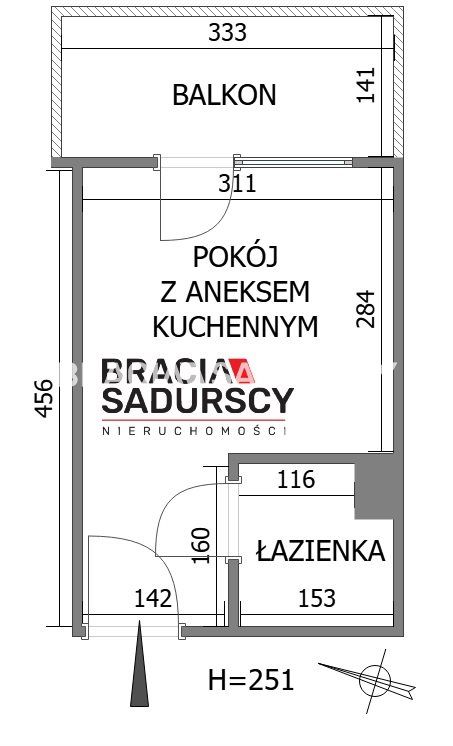 Mieszkanie 1-pokojowe Kraków Prądnik Czerwony, ul. Zenona Klemensiewicza. Zdjęcie 18