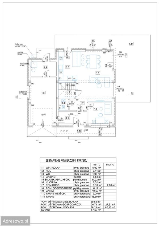 dom wolnostojący, 5 pokoi Mierzęcice. Zdjęcie 7