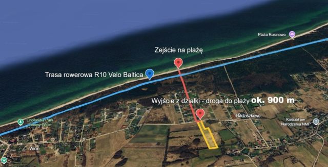Działka rolna Rusinowo, ul. Bazyliszka. Zdjęcie 1