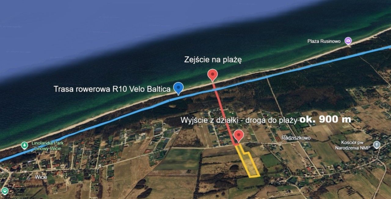 Działka budowlana Rusinowo, ul. Bazyliszka. Zdjęcie 2