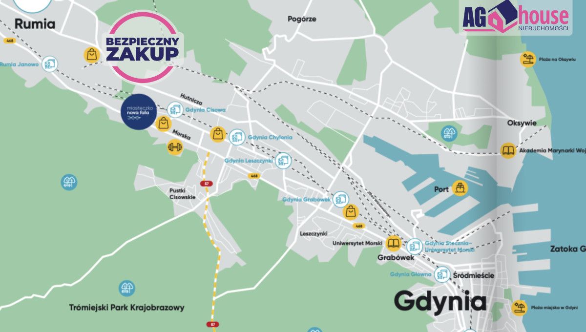 Mieszkanie 2-pokojowe Gdynia Chylonia, ul. Morska. Zdjęcie 4