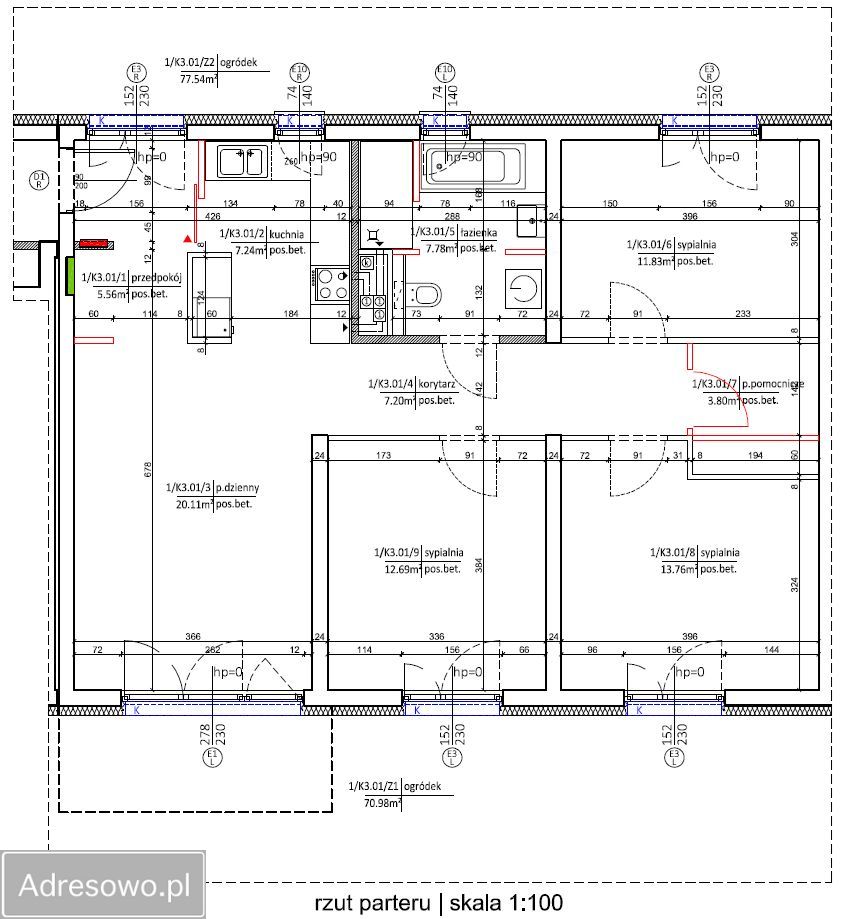 Mieszkanie 4-pokojowe Warzymice. Zdjęcie 19