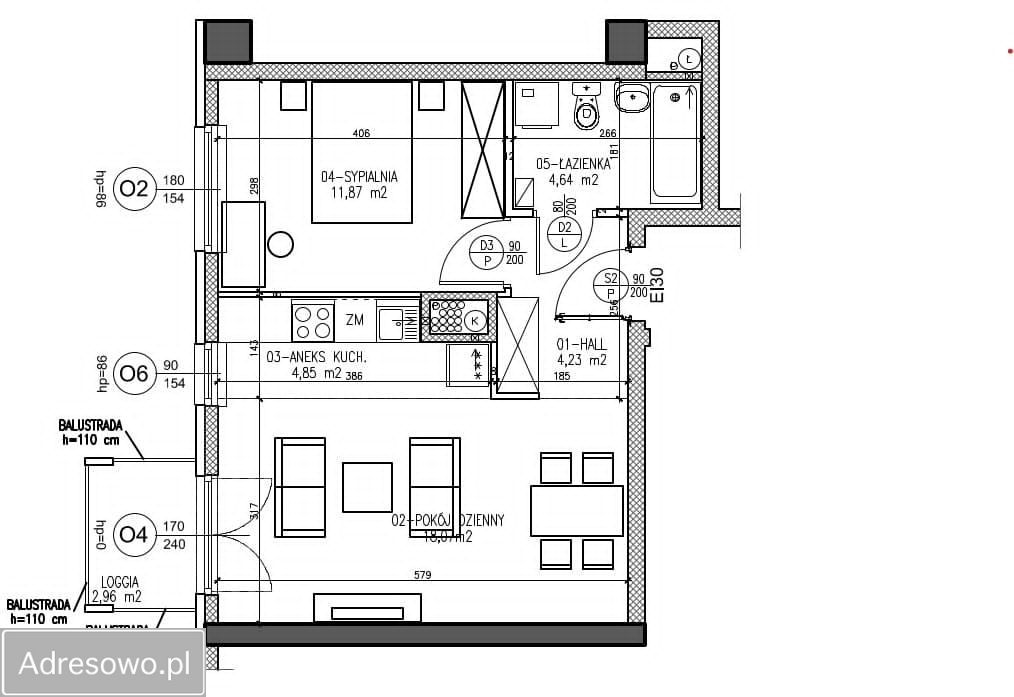 Mieszkanie 2-pokojowe Warszawa Żerań, ul. Anastazego Kowalczyka. Zdjęcie 12