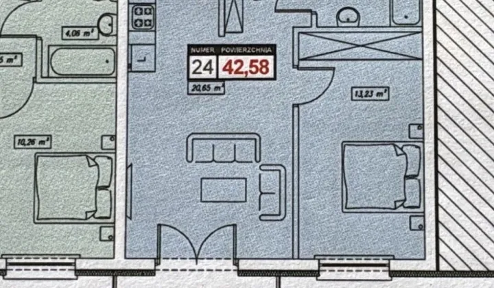 Mieszkanie 2-pokojowe Kościan, os. Konstytucji 3 Maja