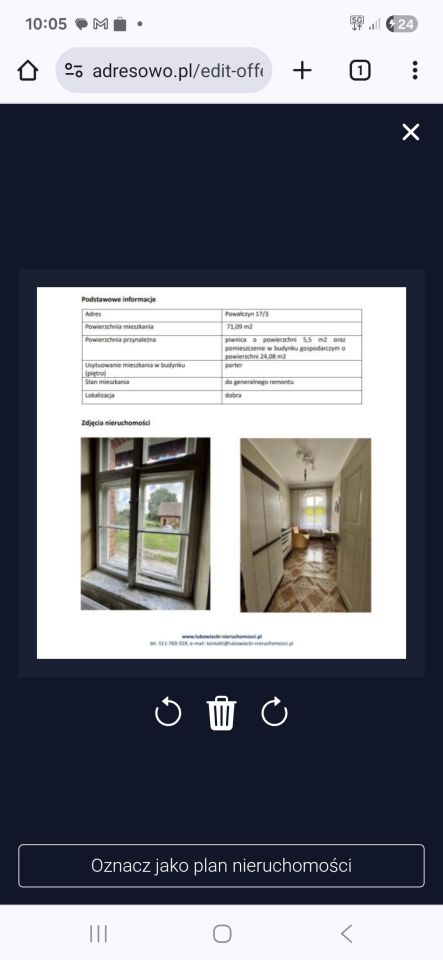 Mieszkanie 3-pokojowe Powałczyn