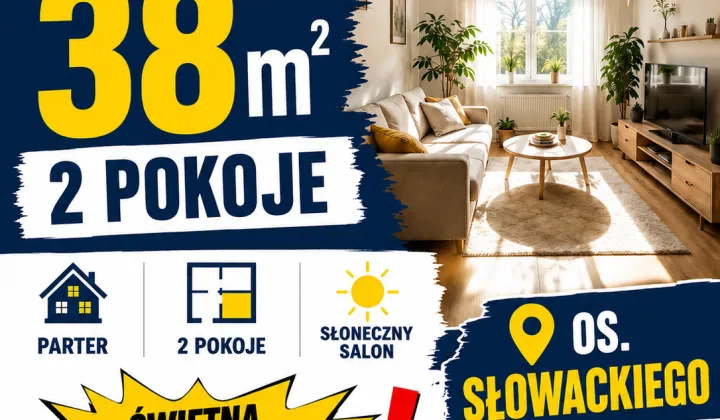 Mieszkanie 2-pokojowe Trzcianka, os. Juliusza Słowackiego