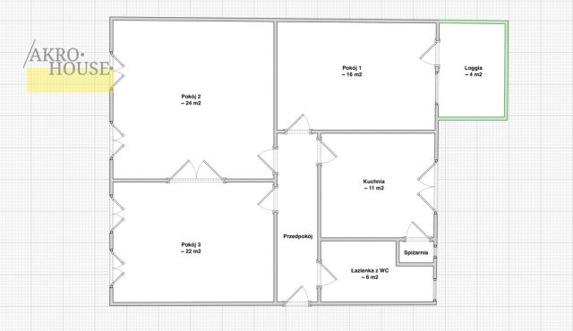 Mieszkanie 3-pokojowe Gliwice, ul. Wincentego Styczyńskiego. Zdjęcie 9