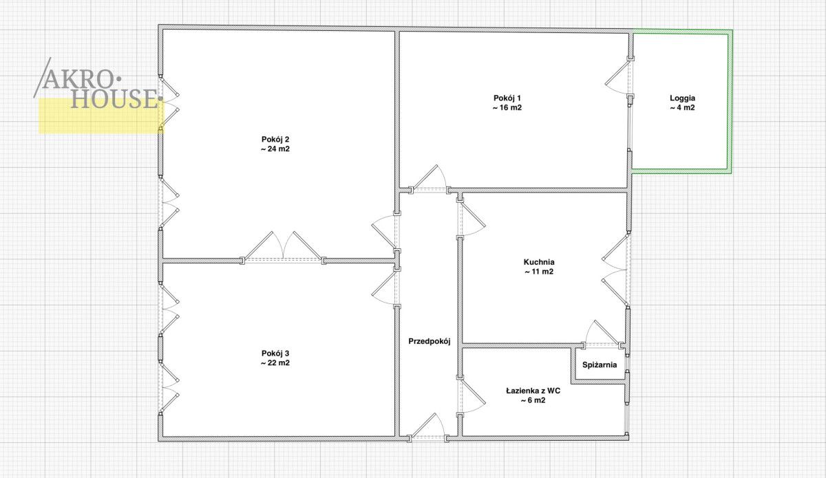 Mieszkanie 3-pokojowe Gliwice, ul. Wincentego Styczyńskiego. Zdjęcie 9