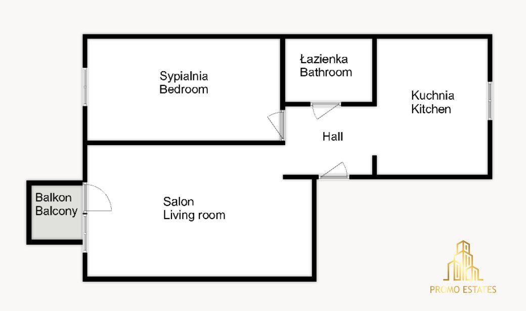 Mieszkanie 2-pokojowe Kraków, ul. Serbska. Zdjęcie 14