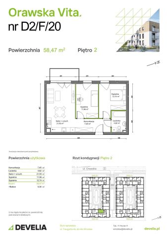 Mieszkanie 3-pokojowe Wrocław Ołtaszyn, ul. Orawska. Zdjęcie 8