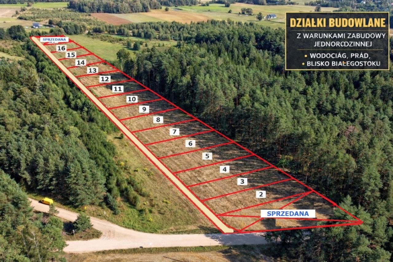 Działka budowlana Rafałówka Borowiki. Zdjęcie 2