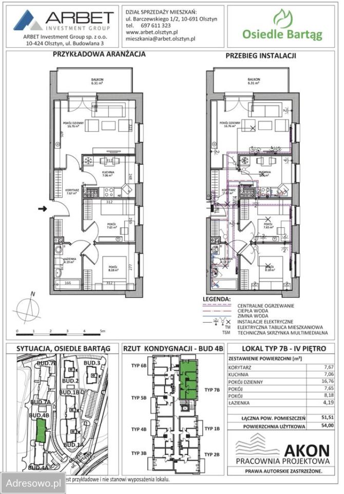 Mieszkanie 3-pokojowe Jaroty, ul. Bartąska. Zdjęcie 9