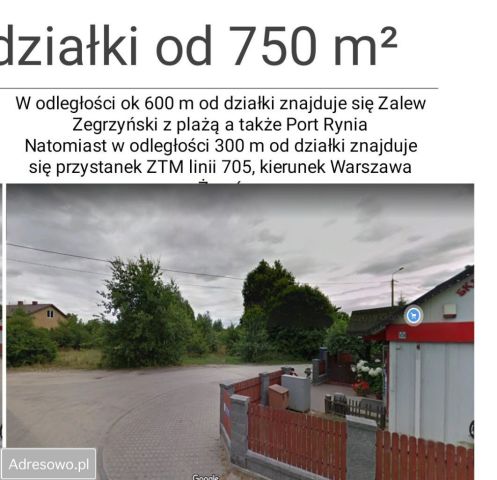 Działka budowlana Rynia. Zdjęcie 1