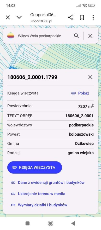 Działka leśna Wilcza Wola Sudoły. Zdjęcie 3