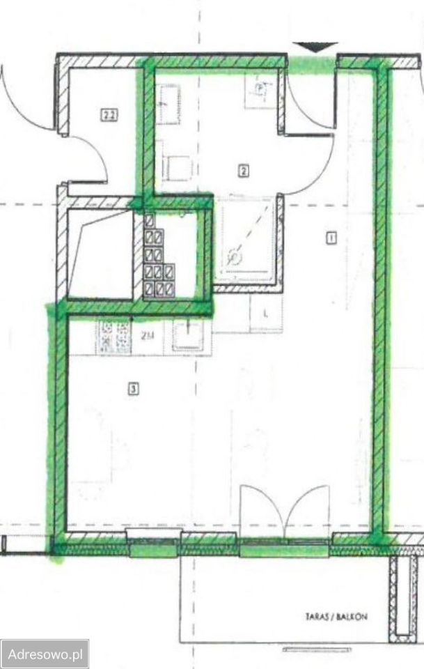 Mieszkanie 1-pokojowe Sosnowiec Niwka, ul. Zagłębiowska. Zdjęcie 9
