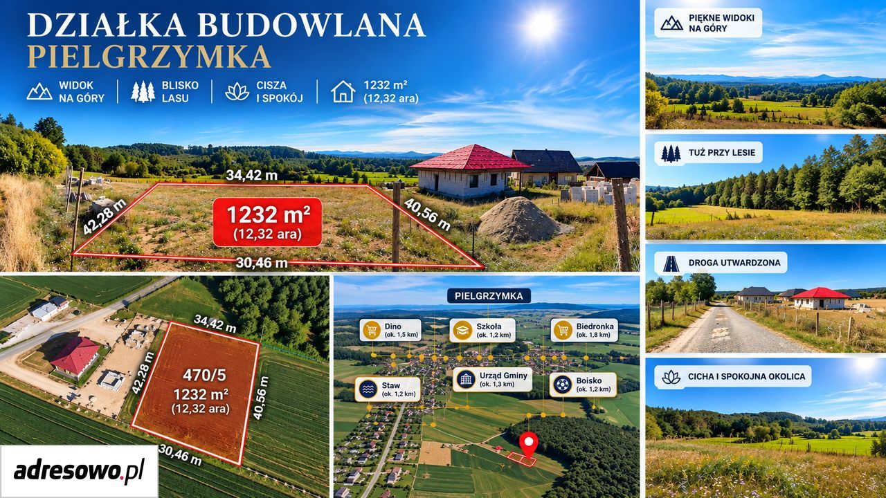 Działka budowlana Pielgrzymka. Zdjęcie 2