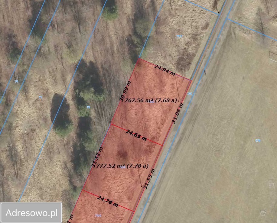 Działka budowlana Kłobuck, ul. Brzozowa. Zdjęcie 4