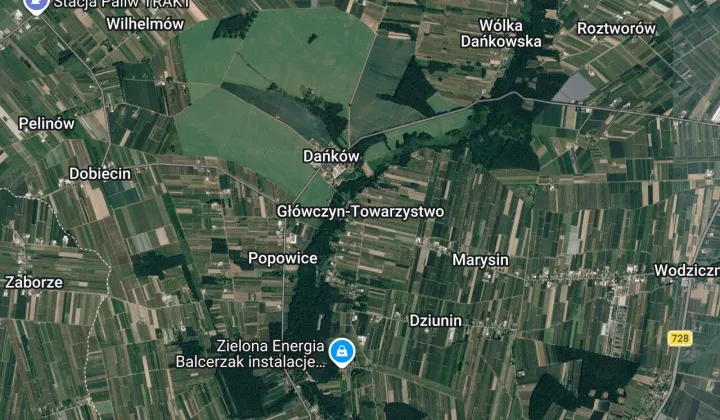 Działka inwestycyjna Główczyn-Towarzystwo
