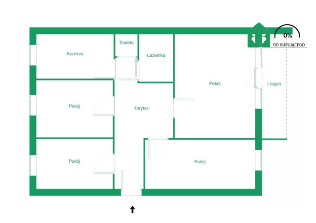 Mieszkanie 4-pokojowe Gdańsk Suchanino, ul. Powstańców Warszawskich. Zdjęcie 15