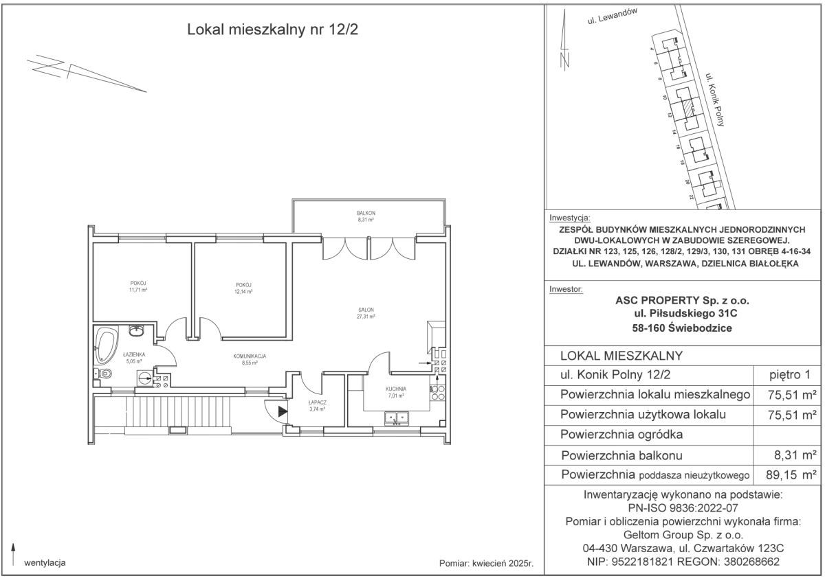 Mieszkanie 3-pokojowe Warszawa Białołęka, ul. Konik Polny. Zdjęcie 7