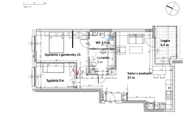 Mieszkanie 3-pokojowe Warszawa Wola, ul. Studzienna. Zdjęcie 11