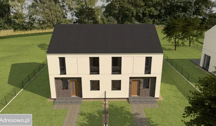 bliźniak, 4 pokoje Mrągowo