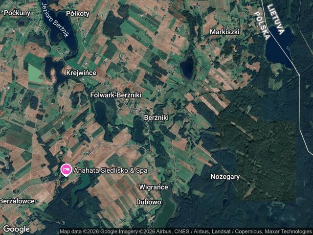 Działka rolna Berżniki. Zdjęcie 1