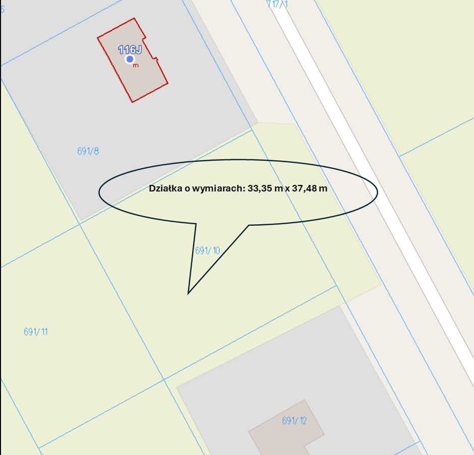 Działka budowlana Łuszczów Drugi. Zdjęcie 6