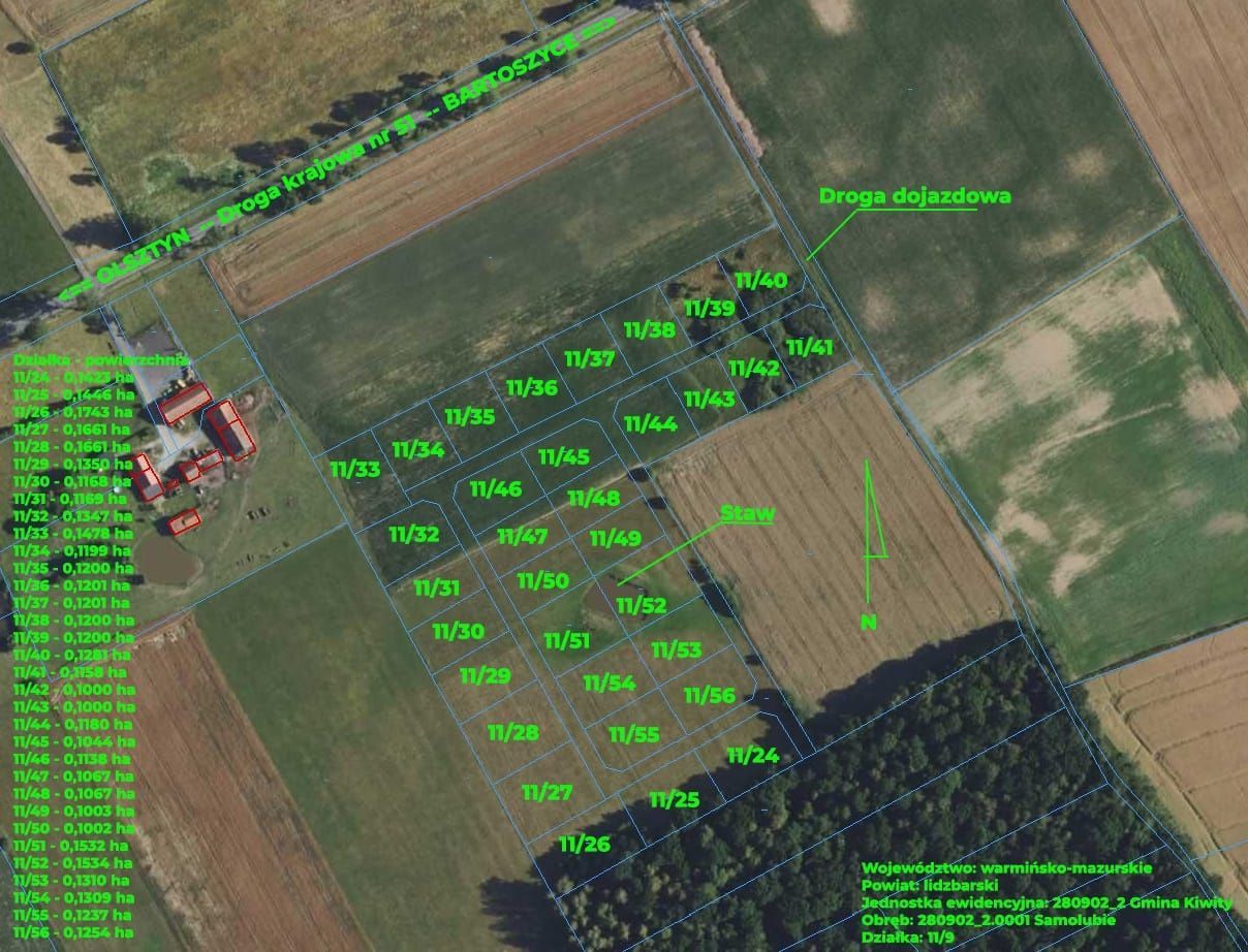 Działka budowlana Samolubie. Zdjęcie 2