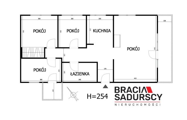 Mieszkanie 4-pokojowe Kraków Grzegórzki, ul. Dukatów. Zdjęcie 30