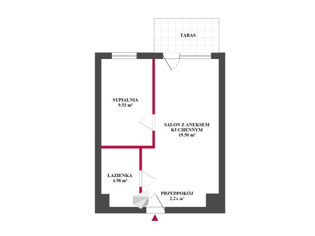 Mieszkanie 2-pokojowe Poznań Starołęka Mała, ul. Wagrowska. Zdjęcie 15