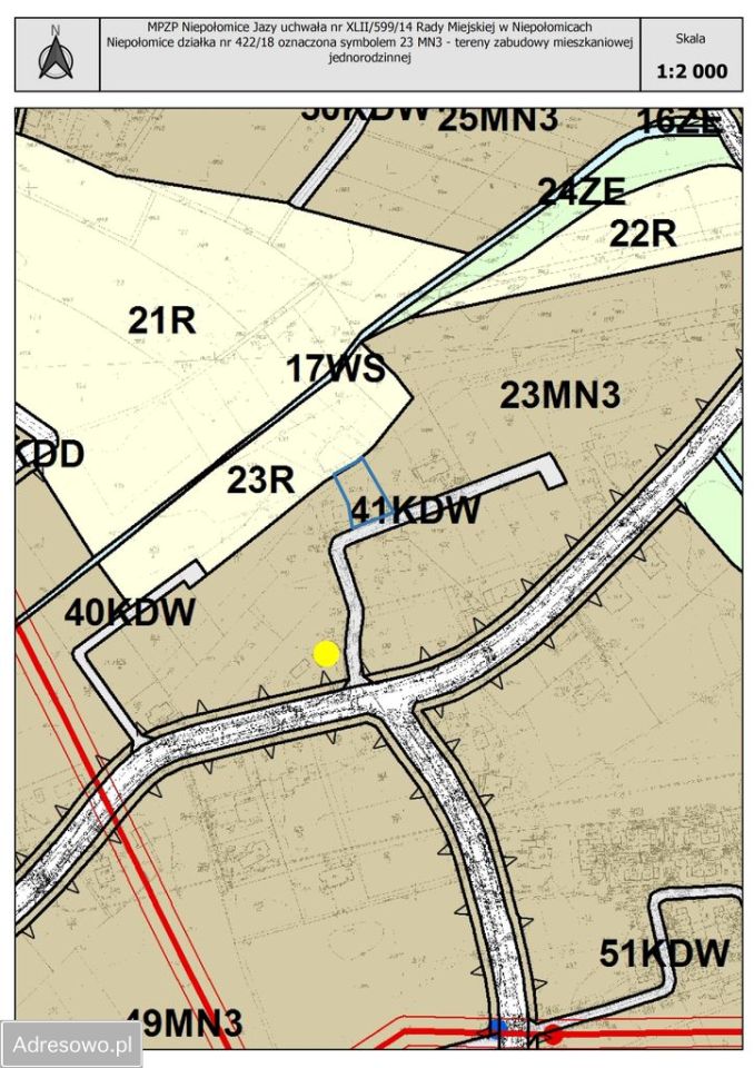 Działka budowlana Niepołomice, ul. Słoneczna. Zdjęcie 2