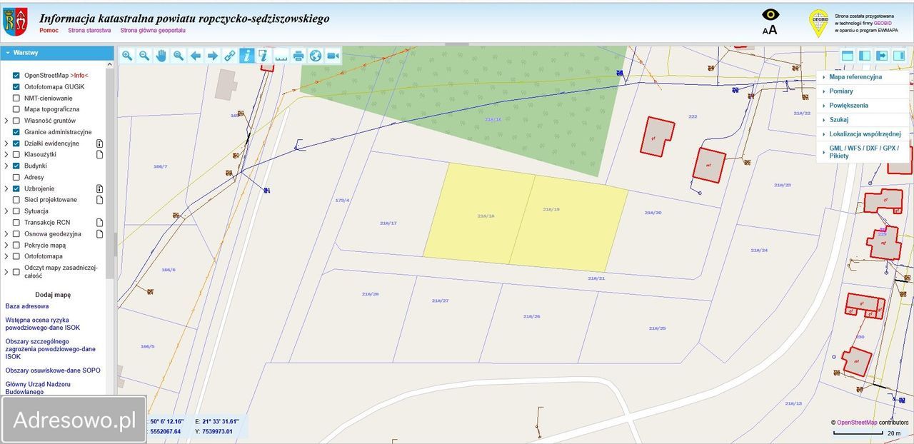 Działka budowlana Skrzyszów. Zdjęcie 3