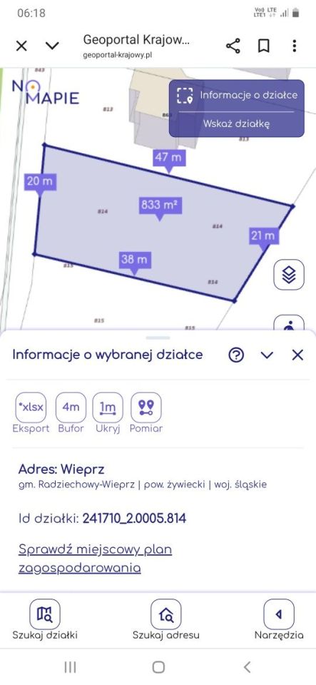 Działka budowlana Wieprz, ul. Nad Sołą. Zdjęcie 2