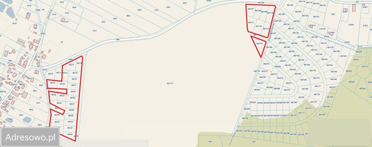 Działka budowlana Bądzów. Zdjęcie 9