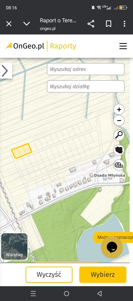 Działka budowlana Bobrowniki Osada Młyńska. Zdjęcie 13